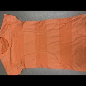 Lululemon orange swiftly tech tee